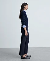 Mango Women's Pleat Straight Trousers