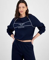 Hippie Rose Juniors Fleece Crewneck Sweatshirt Sweat Shorts Sweat Pants