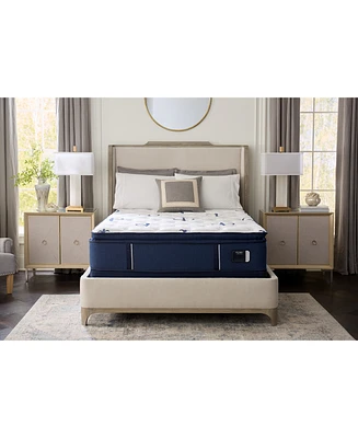 Stearns & Foster Studio 14.5" Medium Euro Pillowtop Innerspring Luxury Mattress Set- Queen Split