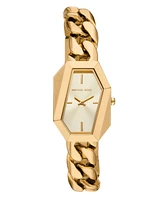 Michael Kors Women's Suri Two-Hand Gold-Tone Stainless Steel Watch, 24x33mm