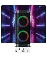 Toptech Kl-5 Bluetooth Party Speaker, Dual 3" Woofers, Disco Light