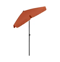 vidaXL Beach Parasol Terracotta 70.9"x47.2"