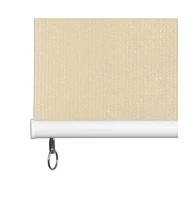 vidaXL Outdoor Roller Blind 39.4"x90.6" Cream