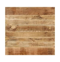 Dining Table Solid Mango Wood 32.3"x31.5"x29.9"