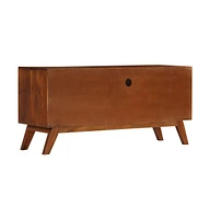 Tv Stand with 3 Drawers 43.3"x13.8"x19.7" Solid Wood Acacia