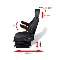 vidaXL Tractor Seat with Suspension