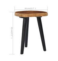Coffee Table 15.7"x17.7" Solid Teak