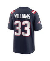 Nike Men's Joejuan Williams Navy New England Patriots Game Jersey