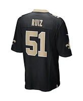 Nike Men's Cesar Ruiz Black New Orleans Saints Player Game Jersey