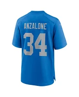 Nike Men's Alex Anzalone Blue Detroit Lions Alternate Game Jersey