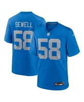 Nike Men's Penei Sewell Blue Detroit Lions Alternate Game Jersey