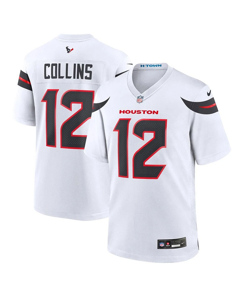 Nike Men's Nico Collins White Houston Texans Game Jersey