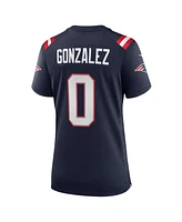 Nike Women's Christian Gonzalez Navy New England Patriots Team Game Jersey