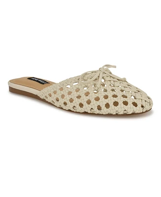 Nine West Women's Lolah Woven Slip-On Mules