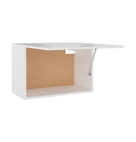 Hanging Cabinet White 23.6"x12.2"x15.7" Engineered Wood