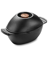 Outset Cast Iron 2.5-Quart Mussel and Seafood Pot with Lid