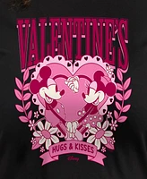 Hybrid Apparel Plus Trendy Disney Valentine's Day Graphic Crew Neck T-Shirt