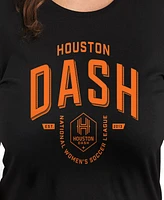 Hybrid Apparel Plus Trendy Houston Dash Graphic Crew Neck T-Shirt