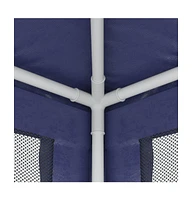 Party Tent with 4 Mesh Sidewalls 6.6'x6.6' Hdpe