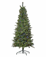 Seasonal 7ft Dakota Pine Artificial Tree, 350 Dual Led Lights