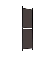 vidaXL 4-Panel Room Divider 78.7"x70.9" Fabric