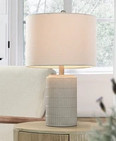 StyleCraft Home Collection 21" Metal Joni Ceramic Table Lamp