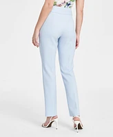 Tahari Asl Women's Mid-Rise Flare-Leg Pants, Regular & Petite