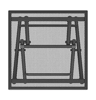 vidaXL Folding Patio Table Anthracite 15"x15"x15" Steel Mesh