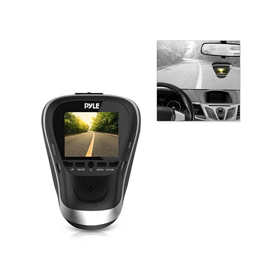 Pyle 1080p Hd Car Dash Cam, Video Recorder & Camcorder with Impact/Parking Monitor