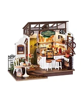 Robotime Miniature House kit Birthday Gifts for Adult Boys & Girls, 9.8"6"7.7"