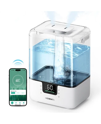 Morento Smart Humidifier with App & Voice Control, 6L Cool Mist Humidifiers with Essential Oil Diffuser, 7 Color NightLight for Bedroom Home Large Roo