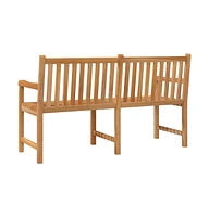 Patio Bench 59.1" Solid Teak Wood