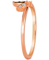 Le Vian Chocolate Diamond (1/20 ct. t.w.) & Nude Diamond (1/20 ct. t.w.) Ring in 14k Strawberry Gold