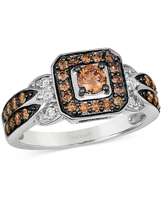 Le Vian Chocolate Diamond (5/8 ct. t.w.) & Nude Diamond (1/8 ct. t.w.) Ring in 14k Vanilla Gold