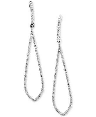 Le Vian Vanilla Diamond Geometric Silhouette Drop Earrings (1/2 ct. t.w.) in 14k White Gold