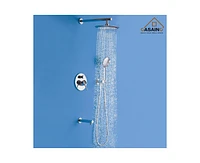 Casainc 3-Function Rainfall Complete Shower System with 5-Setting Handheld and Bath Spout