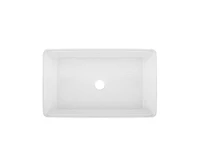 DeerValley 33" L X 20" W Single Basin Workstation Farmhouse Kitchen Sink With Sink Grid, Cutting Board And Dish-Drying Rack