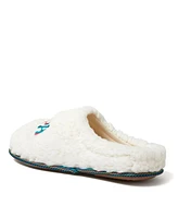 Dearfoams Men's Papa Bear Dad Fuzzy Clog Slipper