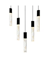 Cwi Lighting 16" Metal Greta Integrated Led Mini Pendant