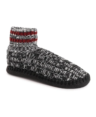 Muk Luks Men's Cuff Bootie Slipper