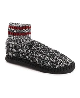 Muk Luks Men's Cuff Bootie Slipper