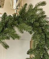 Seasonal 6ft Palmetto Pine Garland, 50 Dual Led Lights