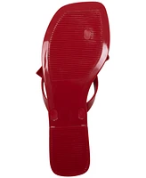 Jeffrey Campbell Sugary Jelly Bow Flip Flop Sandals