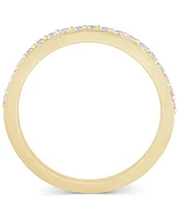 Diamond Faceted Wedding Band (1/4 ct. t.w.) in 14k Gold