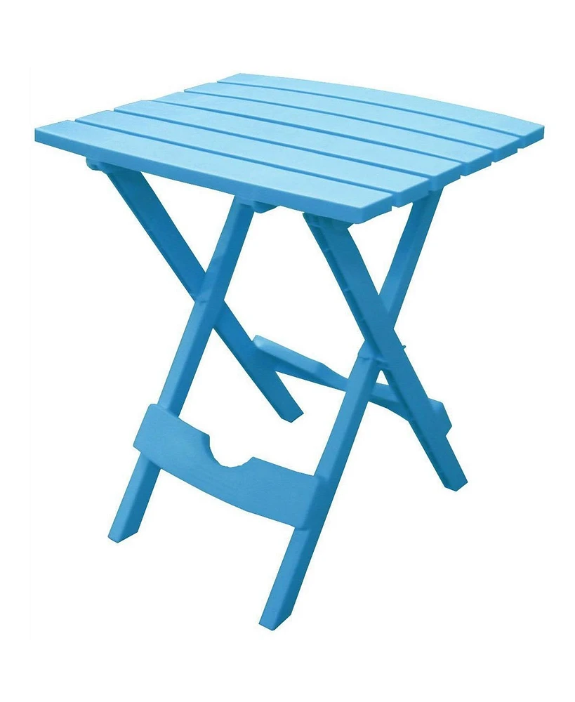 Slickblue Pool Folding Side Table in Durable Patio Furniture Plastic Resin