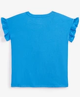 Epic Threads Toddler Girls Solid Ruffle T-Shirt, Exclusively at Macy's