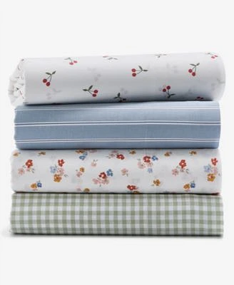 Arch Studio Printed Cotton Sateen Sheet Set Exclusively At Macys