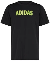 adidas Big Boys Short-Sleeve Gradient Logo Graphic T-Shirt