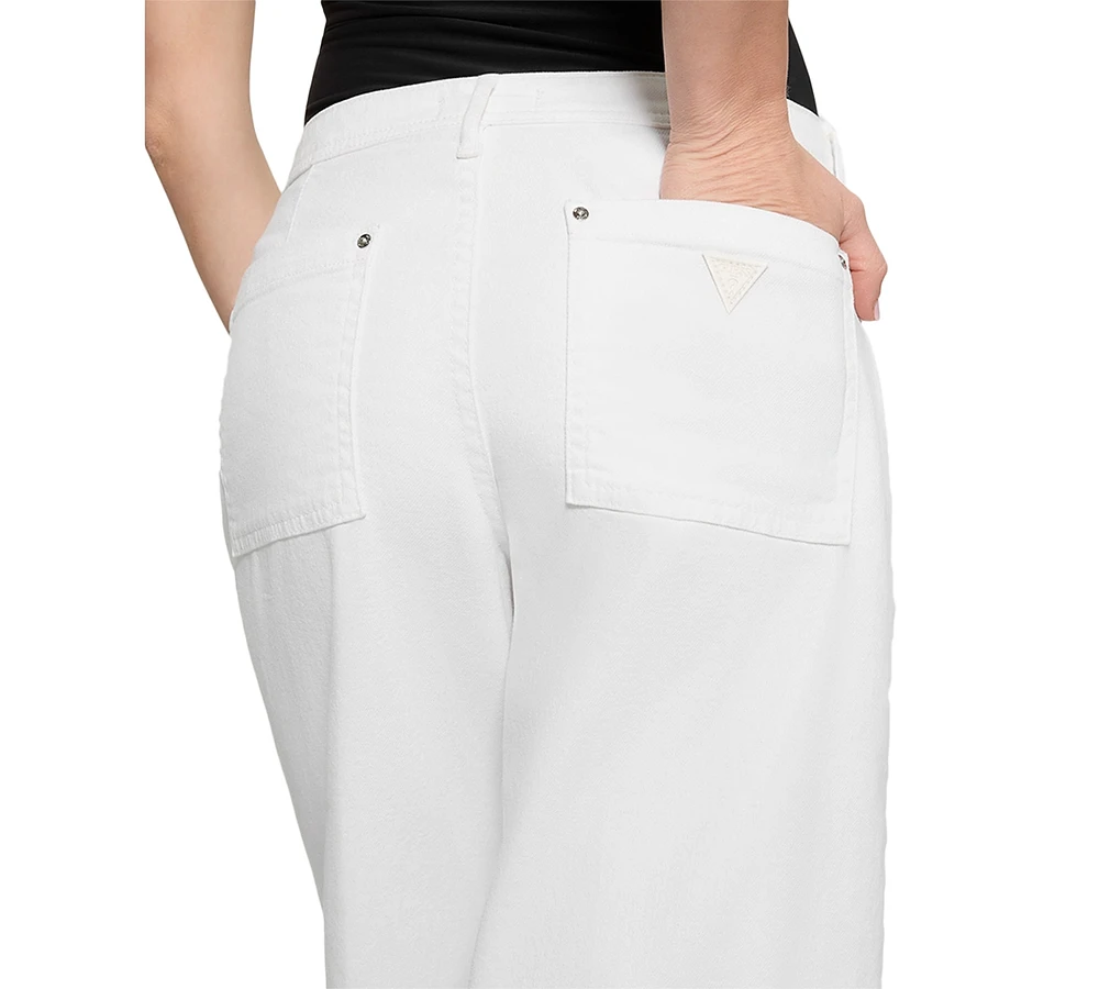Guess Women's Zoya Wide-Leg Cropped Jeans