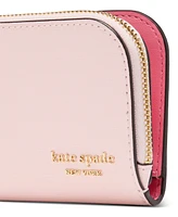 kate spade new york Devin Saffiano Leather Small Slim Bifold Wallet